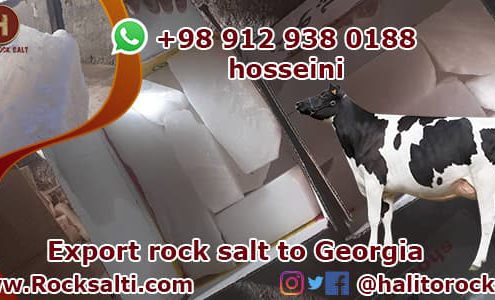 Supply of livestock rock salt