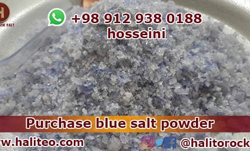 blue salt powder