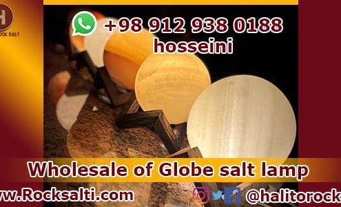 Globe salt lamp